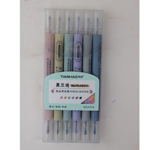 Đầu Tròn Mo Landi Hai Đầu <span class=keywords><strong>Highlighter</strong></span> Bút Đánh Dấu Thiết Lập Đầy Màu Sắc <span class=keywords><strong>Highlighter</strong></span> Cho Văn Phòng & Sinh Viên Sử Dụng - Product Image 3