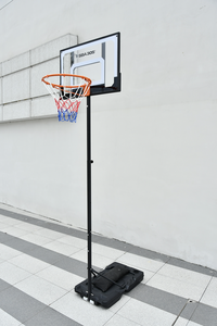 Panier de <span class=keywords><strong>basket</strong></span> portable et réglable SBA305 pour enfants - Alliage d'acier noir, <span class=keywords><strong>hauteur</strong></span> de panier 1,60m-2,10m, utilisation intérieure/extérieure - Product Image 4