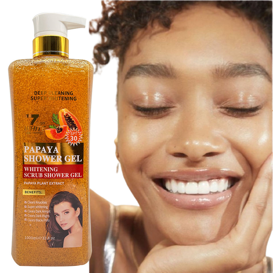 Papaya Shower Gel Clears Dark Armpit Deep Cleansing Beauty Products Agents Fast Delivery Soft Silky Bath Gel Adult Skincare