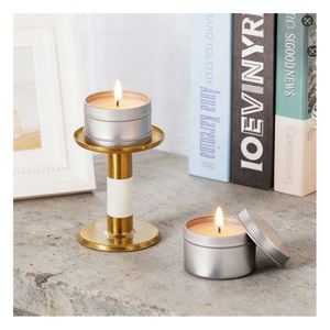 Vela Decorativa para Boda, Elegante Empaque de Regalo en Lata, Recuerdo para Invitados, Colección Boutique para Ceremonias, Edición de Lujo - Product Image 2