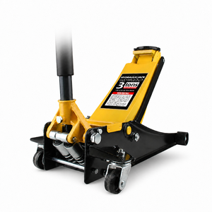 Gato hidráulico manual de doble pistón de acero de 3 toneladas con certificación CE GS, altura máxima de 500 mm para elevación de vehículos - Product Image 1