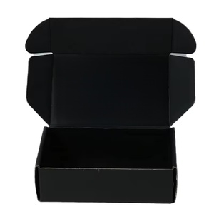 Biểu tượng tùy chỉnh tái chế các tông sóng vận chuyển hộp với Matt cán & dập nổi thiết kế màu - Product Image 3