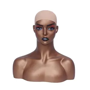 Mannequins Female Display Africa America Female Mannequin Head For Wig Display Half Body Mannequin For Hats Display