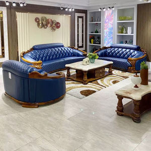 Ensemble de canapés de style <span class=keywords><strong>royal</strong></span> de luxe mobilier européen fait à la main en ébène sculpture sur bois pour salon palais design - Product Image 4