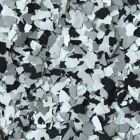 Flocons de peinture époxy pour sols en mica, flocons de revêtement pour sols en résine époxy, flocons de mica