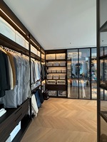 Armoire de chambre à coucher sur mesure PRIMA de haute qualité, armoire de rangement moderne à portes battantes pour la décoration intérieure de villa