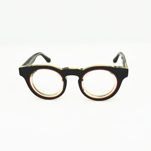 Montura de <span class=keywords><strong>gafas</strong></span> redonda y gruesa para hombre y <span class=keywords><strong>mujer</strong></span>, diseño de personalidad, marco de luz plano, novedad de 8,0 - Product Image 6