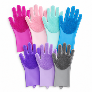 Guantes de Silicona Mágicos para Bañar Mascotas, Ideales para Bañar, Dar Champú y Cepillar Perros y Gatos (Paquete de 2) - Product Image 3