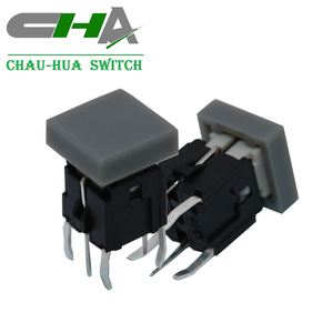 CHA Đèn Công Tắc Xúc Giác Chiếu Sáng Dòng C601B Công Tắc Xúc Giác Led Công Tắc Xúc Giác 6X6Mm Có Nắp Màu Xám - Product Image 5