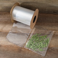Rouleau de sac poly PE PP LDPE en plastique pré-ouvert pour emballage de machine automatique