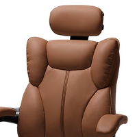 Chaise de bureau de direction à dossier haut avec accoudoirs rembourrés, pivotante, avec appui-tête pour le bureau à domicile
