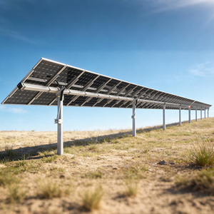 Sistema di Tracciamento Solare a Asse Singolo Automatico ad Alta Efficienza da 1MW-10MW per Montaggio a Terra Fotovoltaico - Product Image 1