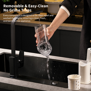 เครื่องบดน้ำแข็งทำสมูทตี้แบบกึ่งอัตโนมัติ ขายดี บดน้ำแข็งเป็นเกล็ดละเอียด พกพาสะดวก ใช้ในครัวเรือนได้ ปลอดภัยสำหรับอาหาร - Product Image 5