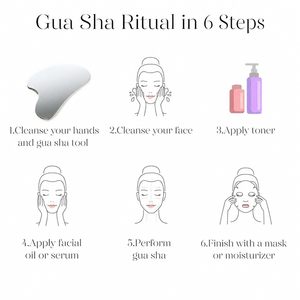 Herramienta de Masaje Gua Sha de Acero Inoxidable Premium, Rodillo Facial de Hielo para una Relajación Óptima, Cuidado de la Piel, Uso Doméstico - Product Image 6