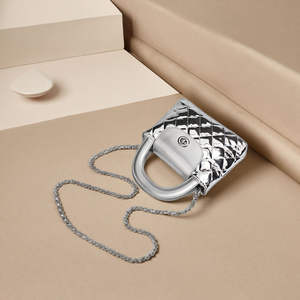 Bolso bandolera de cadena para mujer, nuevo y duradero, 2026, de cuero sintético de fibra ultrafina, bolso de mano metálico a la moda - Product Image 6