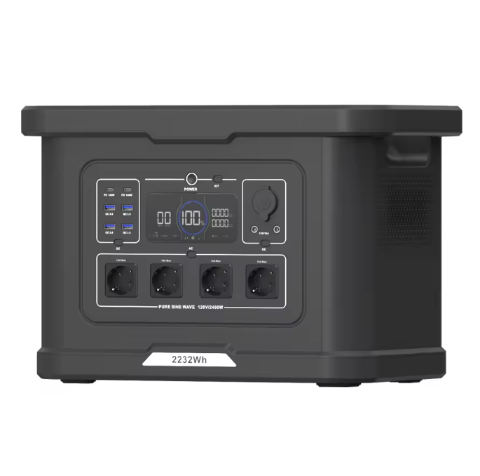 2400W LiFePO4 Lithium Battery Large Capacity Solar Power Station Generator Home Blackout Emergency Storage 4000 Cycles · image 2