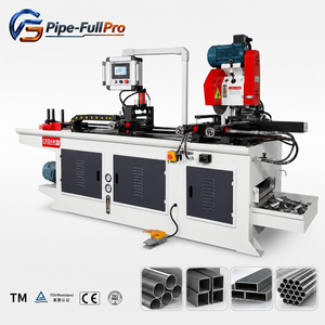 Machine de découpe de tuyaux CNC entièrement automatique MC-350CNC avec alimentation servo, écran tactile PLC et programme de découpe multi-longueurs - Product Image 1