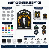 Patch en PVC souple personnalisé en usine, logo 3D en relief, badge en caoutchouc avec fixation auto-agrippante pour vêtements et équipements