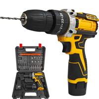 Perceuse électrique sans fil portative certifiée CE OEM, moteur à balais 12V, vitesse variable, batterie lithium rechargeable 2.0AH