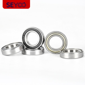 Roulements à billes à gorge profonde SeYoo 6801ZZ 12x21x5 mm en acier chromé ZZ scellés pour instruments de précision - Product Image 1