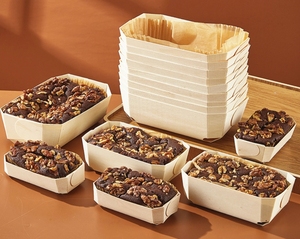 กล่องอาหารกลางวันแบบใช้แล้วทิ้งรักษ์โลก ทำจากวัสดุกระดาษสำหรับใช้กับไมโครเวฟ พร้อมพิมพ์อบขนมไม้ สำหรับอบและใส่อาหารกลางวัน - Product Image 6