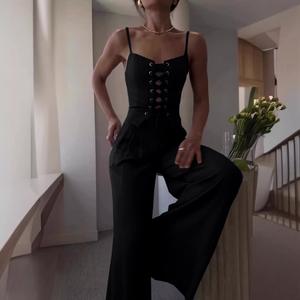 Ensemble haut ouvert <span class=keywords><strong>et</strong></span> pantalon large décontracté <span class=keywords><strong>H</strong></span>-22815 Purely Sensual - Product Image 4