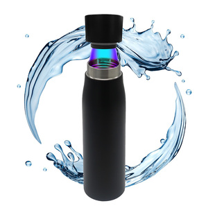 Botella de agua purificadora UV, autolimpieza y aislamiento con USB-C y logotipo personalizable - Product Image 3