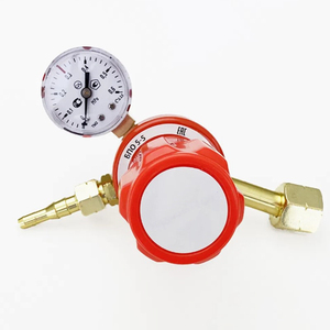 Détendeur de gaz en aluminium de type russe pour bouteilles de GPL, propane, méthane, acétylène, résistant aux chocs, avec manomètre pour propane et dioxyde de carbone - Product Image 6