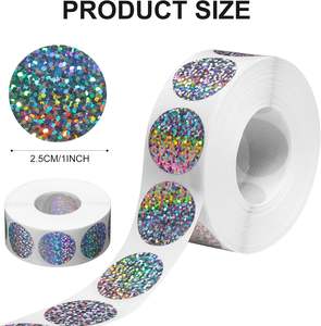 Pegatina de holograma adhesiva para rascar impresa personalizada para <span class=keywords><strong>Cupones</strong></span> de lotería y tarjetas de juego para bodas, regalos nupciales - Product Image 4