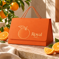 Boîte cadeau de luxe personnalisée pour fruits, fermeture magnétique, estampage à chaud doré, carton ondulé imprimé sur mesure, coffrets cadeaux haut de gamme