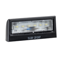 Vente chaude 10-30V Rectangle Caravane Coach RV LED Plaque D'immatriculation Lumière LED Camion Lumières Remorque Lumières