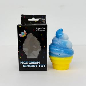 Juguete Sensorial Antiestrés de Cono de Helado de Verano, de TPR de Recuperación Lenta, para Aliviar el Estrés, de Almacén de EE. UU. - Product Image 6