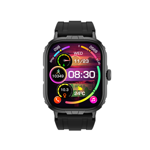 Montre connectée DF M106 avec écran HD de 1,85 pouces, étanche IP68, pour les sports de plein air, suivi de la santé quotidienne, pour femme et homme - Product Image 2