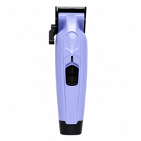 Tondeuse à cheveux professionnelle sans fil rechargeable, lame en acier inoxydable tranchante, OEM, marque privée pour fournisseur de matériel de barbier