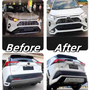 Ensemble de pare-chocs avant et arrière Grille Bodykit Version améliorée Convient pour <span class=keywords><strong>RAV4</strong></span> 2020 <span class=keywords><strong>2021</strong></span> 2022 2023 Accessoires externes de véhicule - Product Image 2