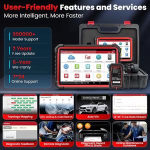 เครื่องทดสอบแบตเตอรี่ X431 PRO3S+ V5.0 เครื่องมือสแกนแบบสองทิศทาง รองรับการเข้ารหัส ECU ระบบวินิจฉัยครบวงจร อัปเดตฟรี 2 ปี หน้าจอสัมผัส 10.1 นิ้ว - Product Image 4