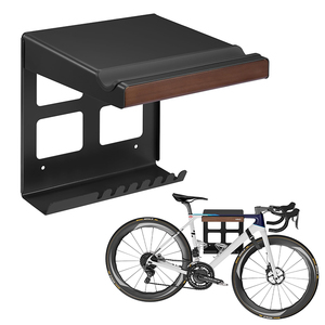 JH-Mech <span class=keywords><strong>Support</strong></span> <span class=keywords><strong>Vélo</strong></span> <span class=keywords><strong>Mural</strong></span> <span class=keywords><strong>Vertical</strong></span> Thermolaqué avec Rangement Facile et Sécurisé - Product Image 1