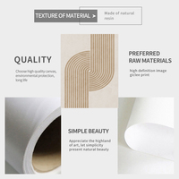 Peinture sur Toile Minimaliste à Ligne Abstraite, Tableau Mural Moderne et Affiche pour Décoration Intérieure Minimaliste