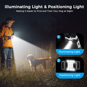 <span class=keywords><strong>Collar</strong></span> de entrenamiento para perros mejorado 2025 con luz intermitente remota para caminar de noche <span class=keywords><strong>Collar</strong></span> de choque para perros Beep Vibration <span class=keywords><strong>Shock</strong></span> - Product Image 5