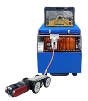 Robot de Inspección de Tuberías CCTV con Motor de Alto Torque, Capacidad de Arrastre de Cable de hasta 150 m, para Tuberías de Refinerías Petroquímicas
