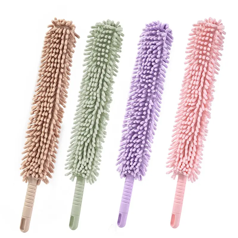 Multipurpose Collapsible Dust Brush Chenille 100% Polyester Cleaning Brush