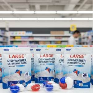 Lessives en capsules puissantes pour lave-vaisselle à action enzymatique, éliminent la graisse tenace - Product Image 4