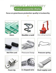 <span class=keywords><strong>Serre</strong></span> agricole de qualité supérieure à simple travée avec film plastique PE anti-UV et structure en arche - Product Image 3