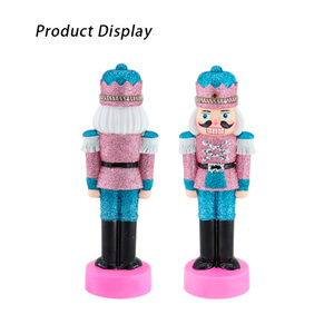 <span class=keywords><strong>Casse</strong></span>-<span class=keywords><strong>Noisette</strong></span> de Noël scintillant Figurines roses et bleues Ornements <span class=keywords><strong>Casse</strong></span>-<span class=keywords><strong>Noisette</strong></span> de Noël Décoration de fête de Noël - Product Image 3