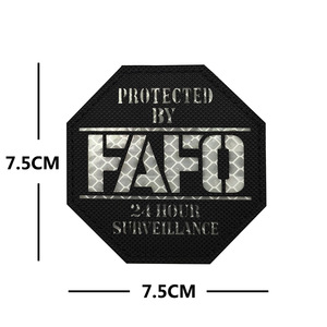 FAFO 자수 패치 후크 & 루프 배낭 전술 멋진 후크 패치 조끼 가방 재미있는 패치 - Product Image 3