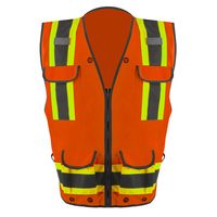 Alarme de sécurité haute visibilité, gilet à rayures réfléchissantes et résistantes