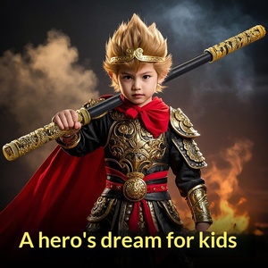 Espada LED giratoria <span class=keywords><strong>de</strong></span> doble filo con sensor <span class=keywords><strong>de</strong></span> <span class=keywords><strong>voz</strong></span>, telescópica e inflable, para mayores <span class=keywords><strong>de</strong></span> 14 años, modelo Cross-border Monkey King's Magic Staff - Product Image 3