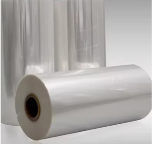 Película retráctil de poliolefina POF suave, plegada al <span class=keywords><strong>centro</strong></span>, a prueba de humedad, con moldeo por soplado - Product Image 1