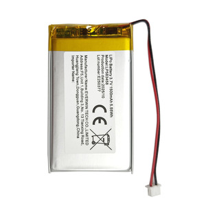แบตเตอรี่ลิเธียมโพลิเมอร์แบบชาร์จไฟได้ความจุสูง LP583458 3.7V 1500mAh PCB รวมขั้วต่อ JST - Product Image 2