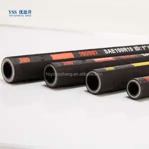 YSS Stahldraht spiralförmiger hydraulischer Hochdruckschlauch 4SP, Brasilien Industrie-Gummishose Rohr 3/4''